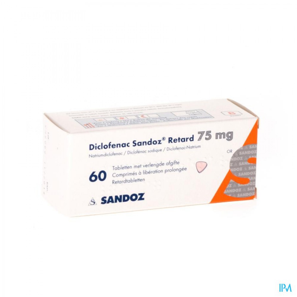 Diclofenac Retard Sandoz Tabl X Mg Apotheek Vanderhaegen