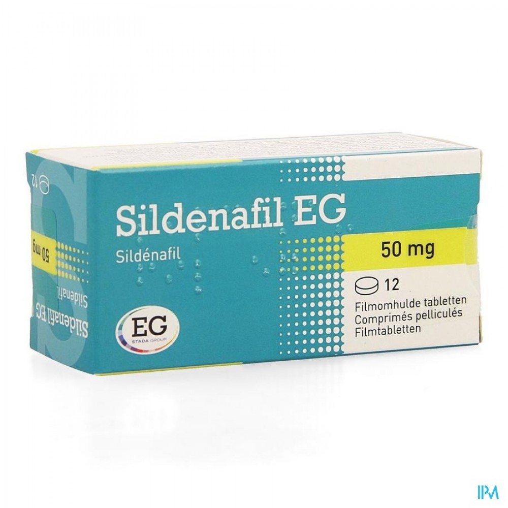 Sildenafil EG 50 Mg Filmomh Tabl 12 X 50 Mg Apotheek Vanderhaegen