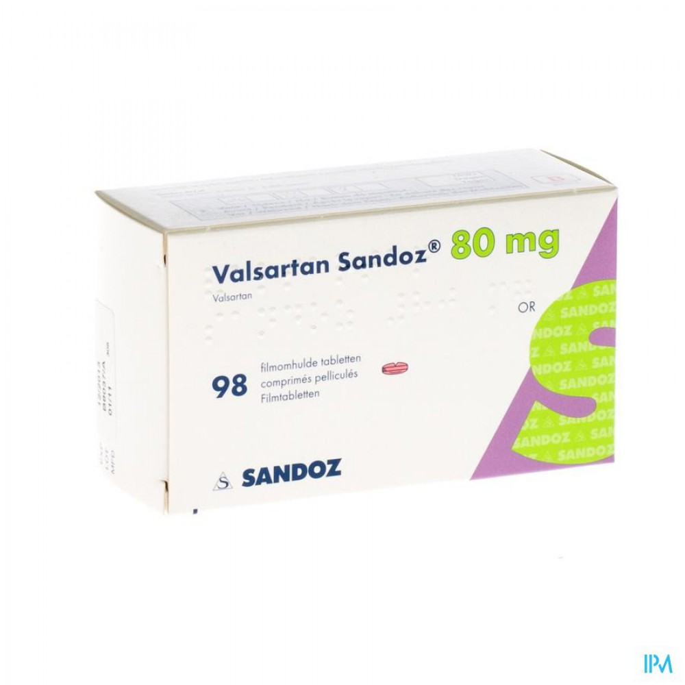 Valsartan Sandoz Mg Filmomh Tabl X Mg Apotheek Vanderhaegen