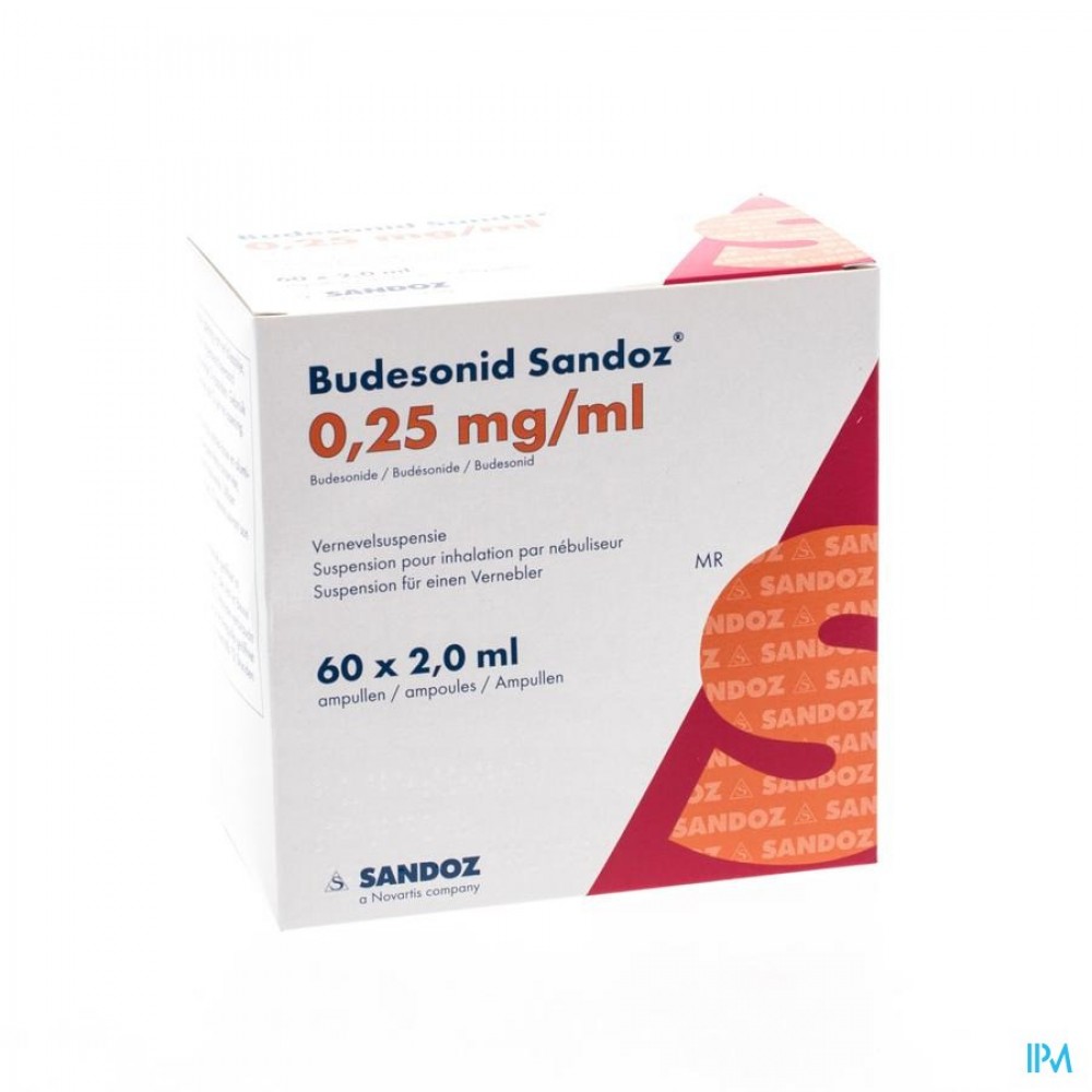 Budesonid Sandoz Mg Ml Vernevelsusp Apotheek Vanderhaegen