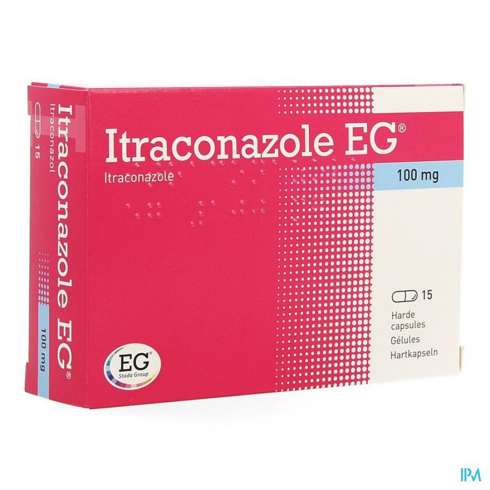 Itraconazole Eg 100 Mg Caps 15 Apotheek Vanderhaegen