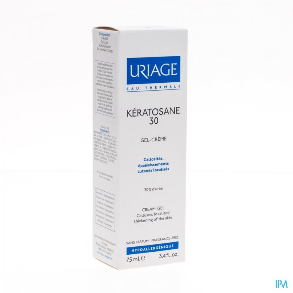 Uriage Keratosane 30 Gel Creme 75ml Apotheek Vanderhaegen