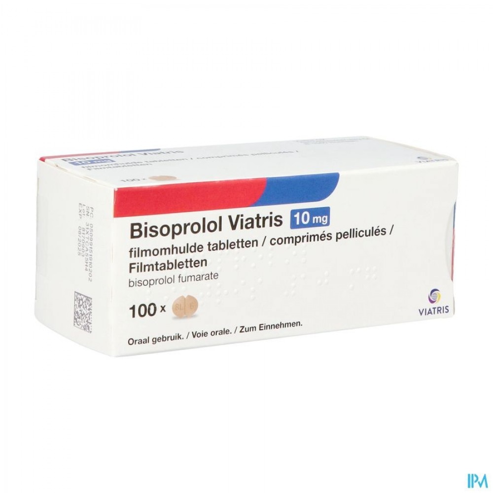 Bisoprolol Viatris Mg Tabl Apotheek Vanderhaegen