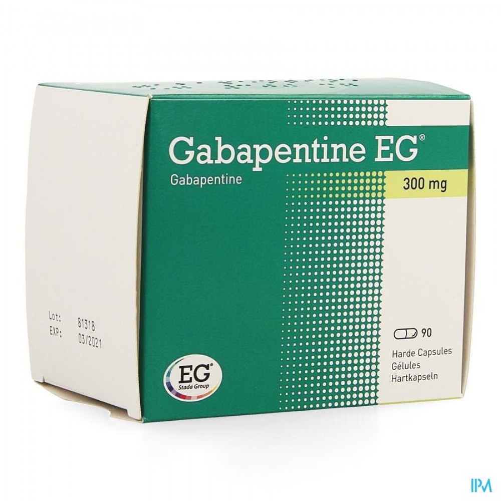 Gabapentine EG 300Mg Caps 90 X 300 Mg Apotheek Vanderhaegen