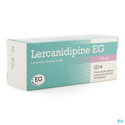 Lercanidipine EG 10 Mg Filmomh Tabl 98 X 10 Mg