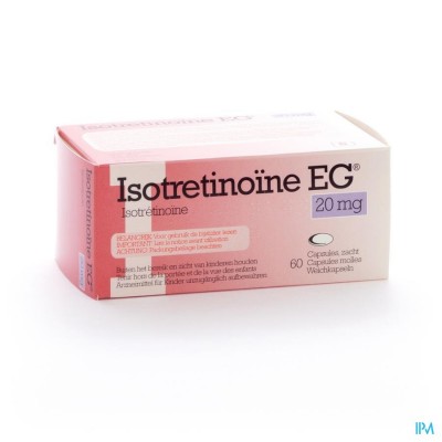 Isotretinoine EG 20 Mg Caps 60 X 20 Mg