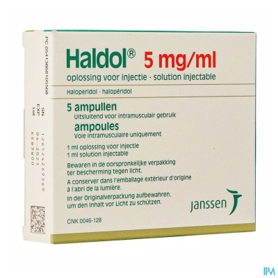 Haldol Amp 5 X 5mg/1ml