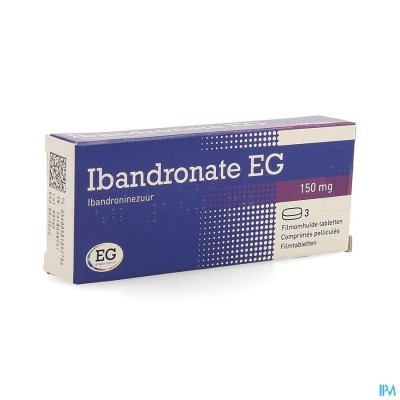 Ibandronaat EG 150 Mg Filmomh Tabl 3 X 150 Mg