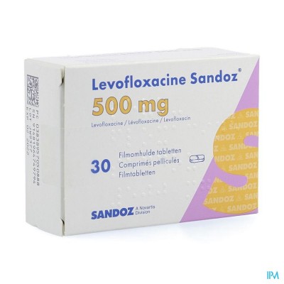 Levofloxacine Sandoz Comp 30 X 500mg
