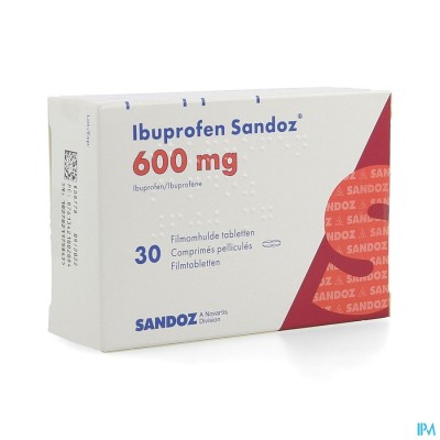 Ibuprofen Sandoz 600mg Filmomh Tabl 30