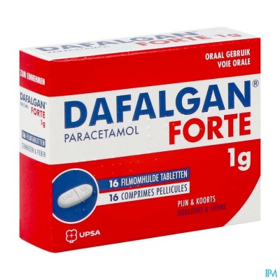 Dafalgan Forte Droog 1g Tabl 16