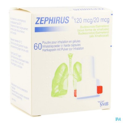 Zephirus 120mcg/20mcg Pdr Inhal. 60 Gel + 1 Inhal.