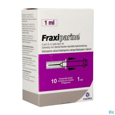 Fraxiparine Ser 10 X 1,0ml 9500 Ui Axa