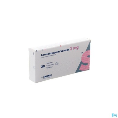 Lormetazepam Sandoz Comp 30 X 2mg