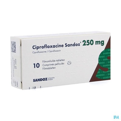 Ciprofloxacine Sandoz 250mg Tabl 10 New Sandoz