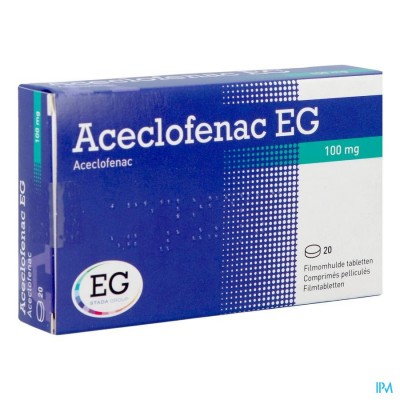 Aceclofenac EG 100Mg Filmomh Tabl  20X100Mg