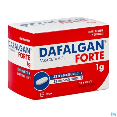 Dafalgan Forte Droog 1g Tabl 32