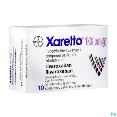 Xarelto 10mg Tabl 10 X 10mg