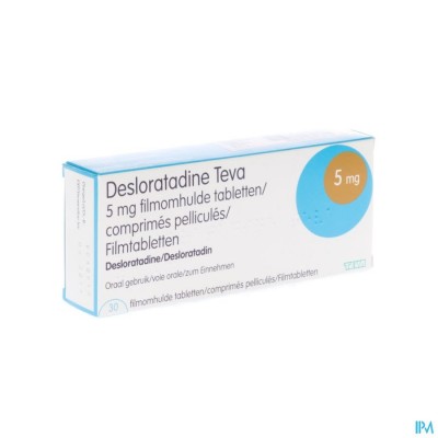 Desloratadine Teva 5mg Filmomh Tabl 30 X 5mg