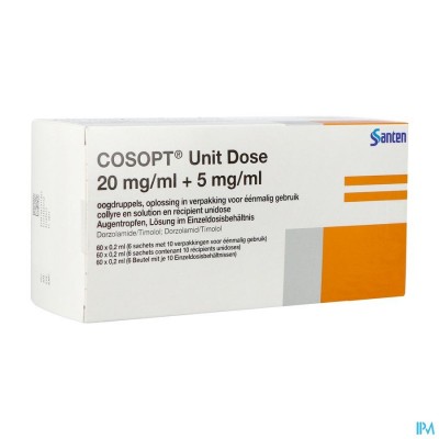 Cosopt Ud 20mg/ml + 5mg/ml 60 X 0,2ml