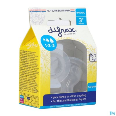 Difrax Flessenspeen Natural 1-2-3 674