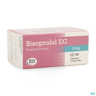 Bisoprolol EG Tabl 100X5Mg