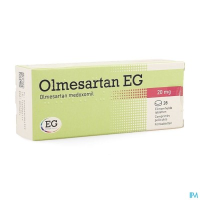 Olmesartan EG 20Mg Filmomh Tabl  28 X 20Mg