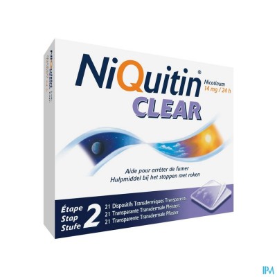 Niquitin Clear Patches 21 X 14mg