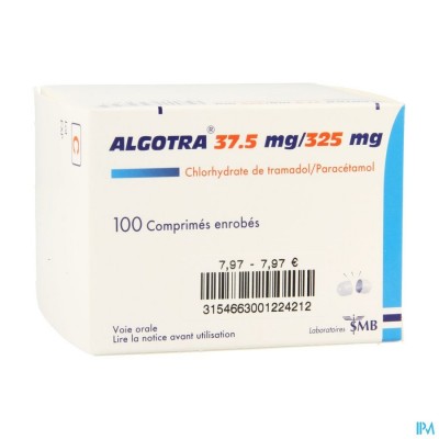 Algotra Comp Omhulde 100 X 325mg/37,5mg