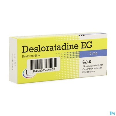 Desloratadine EG  5 Mg Filmomh Tabl  30 X  5 Mg