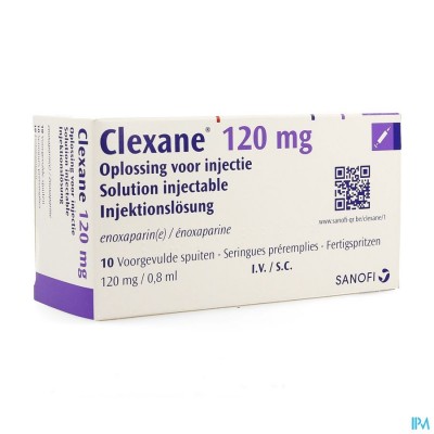 Clexane Spuit Inj 10 X120 mg/0,8ml