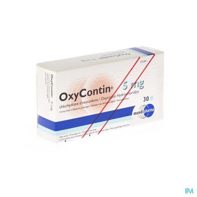 Oxycontin Tabl 30 X 5mg