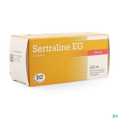 Sertraline EG  50Mg Tabl 100X50 Mg