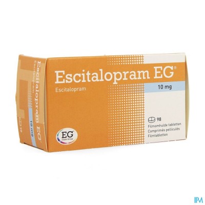 Escitalopram EG 10 Mg Filmomh Tabl 98 X 10 Mg