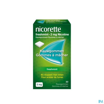 Nicorette Freshmint Kauwgom 30x2mg