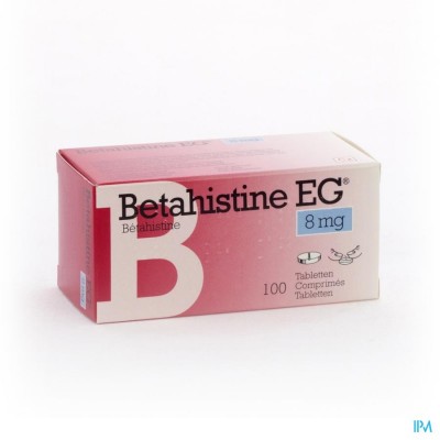 Betahistine EG         Tabl 100X8Mg
