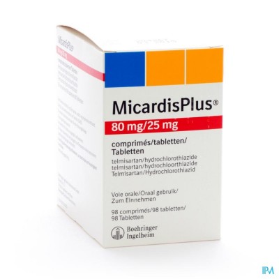 Micardisplus Comp 98 X 80mg/25,0mg