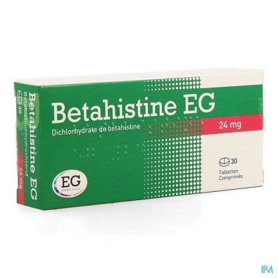 Betahistine EG Tabl 30X24Mg