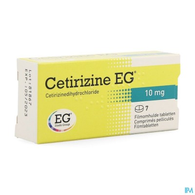 Cetirizine EG           Tabl 7X10Mg