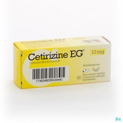 Cetirizine EG          Tabl 50X10Mg