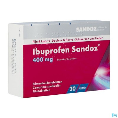 Ibuprofen Sandoz 400mg Filmomh Tabl 30