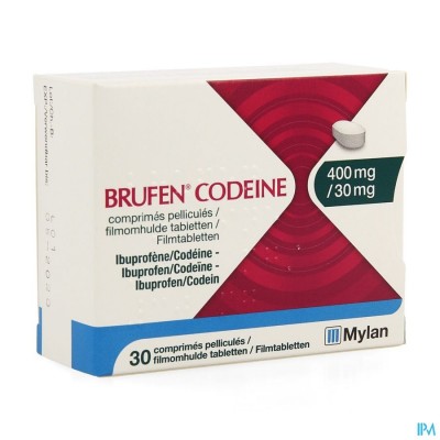 Brufen Codeine 400mg/30mg Filmomh Tabl 30