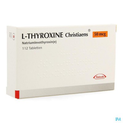 l Thyroxine Christiaens Comp 112x0,050mg