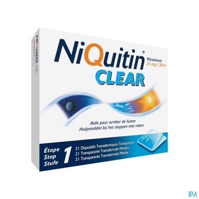 Niquitin Clear Patches 21 X 21mg