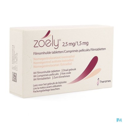 Zoely 2,5mg/1,5mg Filmomh Tabl 84