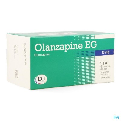 Olanzapine EG 10 Mg Filmomh Tabl 98 X 10,0 Mg