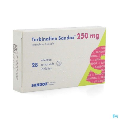 Terbinafine Sandoz Comp 28 X 250mg