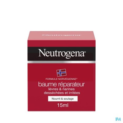 Neutrogena N/f Lip&neusvleugelbalsem Pot 15ml