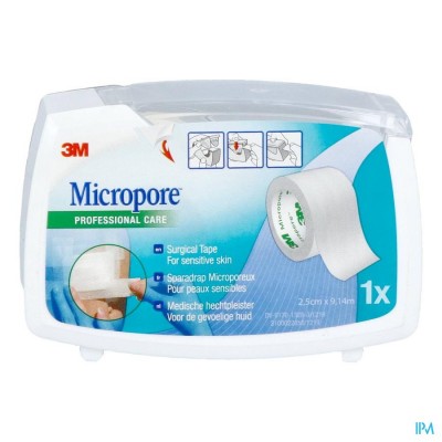Micropore 3m 25,0mmx9,1m Nieuwe Dispenser 1530p-1d