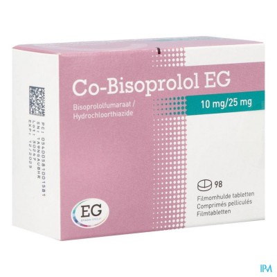 Co Bisoprolol EG 10Mg/25Mg Tabl 98